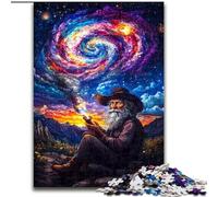 Rompecabezas para Adultos de 1000 Piezas, difícil de Resolver, del Viejo del Universo, Juguetes educativos de Aprendizaje, Juegos Familiares, Juego Educativo para cumpleaños, Navidad, 38x26cm