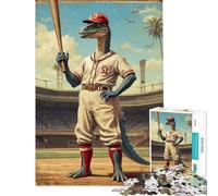 Rompecabezas para Adultos de 1000 Piezas Dino Dugout Legend un desafío Educativo para la diversión Familiar Juguete Decorativo para la Pared Apto para Mayores de 14 años (50x75cm)