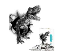 Rompecabezas para Adultos de 1000 Piezas Dino Enojado desafío Educativo desafío difícil Juegos Divertidos para Mayores de 14 años 50x75cm