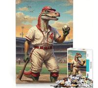 Rompecabezas para Adultos de 1000 Piezas Dino Home Run Hero Juguetes de Bricolaje Carrera de Velocidad Manual con Piezas de Formas aleatorias Que encajan Perfectamente 50x75cm