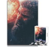Rompecabezas para Adultos de 1000 Piezas, Dios Enojado con orbe llameante, Juguete, Juego Intelectual, decoración del hogar, Regalo de Amigo Secreto, tamaño 38x26cm