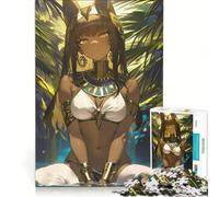 Rompecabezas para Adultos de 1000 Piezas, Diosa egipcia, Anime Gaming, Chica Anime, Juguetes para armar, Reto para completar, Colección de Artistas, Bellas Artes 38x52cm