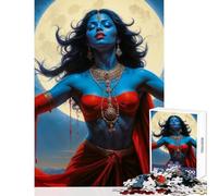 Rompecabezas para Adultos de 1000 Piezas Diosa Kali Presencia Divina decoración del hogar Juguetes Regalos de Amigo Secreto Juegos de relajación desafiantes para completar tamaño 50x75cm