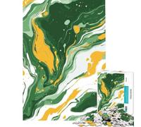 Rompecabezas para Adultos de 1000 Piezas diseño Abstracto de Acuarela Juguetes antiestrés desafío difícil cumpleaños (38x26cm)
