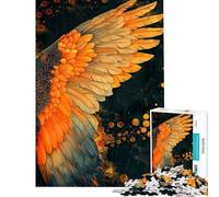 Rompecabezas para Adultos de 1000 Piezas diseño de ala de ángel Derecha Ideal para Juegos Familiares y como Regalo para Mujeres Un Reto para completar (tamaño 38x52cm)