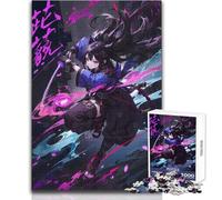 Rompecabezas para Adultos de 1000 Piezas, diseño de Anime de Chica Gato Shinobi, análisis de Juegos y lógica, Regalo de Amigo Secreto, tamaño 50x75cm