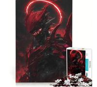 Rompecabezas para Adultos de 1000 Piezas, diseño de Anime de samuráis Demonio, decoración de Pared, un Reto para completar, Toda la Familia 38x26cm