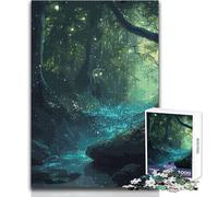 Rompecabezas para Adultos de 1000 Piezas, diseño de Bosque de fantasía, un pasatiempo Tranquilo y satisfactorio, Juguete de Corte de precisión Entrelazado, tamaño 50x75cm