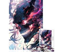 Rompecabezas para Adultos de 1000 Piezas diseño de Calavera Oscura Juguete Educativo Regalo para cumpleaños Juegos de relajación Cada Pieza es única Tamaño: 38x26cm