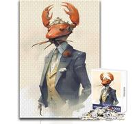 Rompecabezas para Adultos de 1000 Piezas, diseño de Cangrejo, Tesoro Imposible, Corte de precisión, Regalo de Amigo Secreto, tamaño 38x52cm