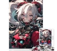 Rompecabezas para Adultos de 1000 Piezas diseño de Chica Anime del Futuro Juguetes para Decorar el hogar Regalos de Amigo Secreto Juegos de relajación desafiantes para completar tamaño 50x75cm