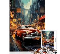 Rompecabezas para Adultos de 1000 Piezas diseño de Coche clásico japonés hogar Cada Pieza es única Tamaño: 38x52cm