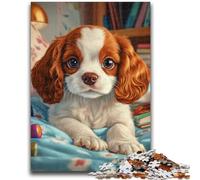 Rompecabezas para Adultos de 1000 Piezas, diseño de Cocker Spaniel bebé, Ideal para aliviar el estrés, Ideal para decoración de Escritorio, 50x75cm