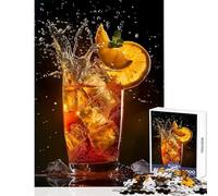 Rompecabezas para Adultos de 1000 Piezas diseño de cóctel Long Island Juguetes para armar Regalos de Amigo Secreto Juego de ingenio Interesante para Reducir el estrés tamaño 50x75cm