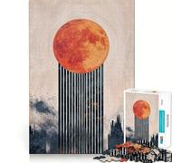 Rompecabezas para Adultos de 1000 Piezas,diseño de Corte Fino Ascenso Celestial,Actividad para la Mente,Juego de Paz,decoración navideña (38x26cm)