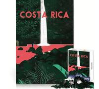 Rompecabezas para Adultos de 1000 Piezas,diseño de Costa Rica,Piezas de Corte Limpio,Juguete para ejercitar la Mente,Juego para el Tiempo Libre,decoración navideña para el hogar 50x75cm