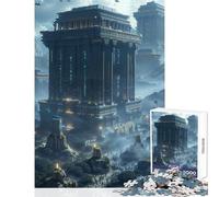 Rompecabezas para Adultos de 1000 Piezas diseño de distopía Griega Ideal para Decorar el hogar Regalos y Juegos educativos Cada Pieza es única Tamaño: 38x52cm