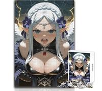 Rompecabezas para Adultos de 1000 Piezas, diseño de Elfo Enojado con alas, Juego Educativo Familiar, tamaño 50x75cm