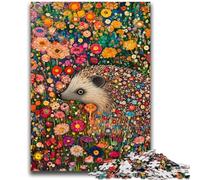 Rompecabezas para Adultos de 1000 Piezas, diseño de Erizo, Ayuda a ejercitar el Cerebro, Juguetes adictivos para Cultivar la Paciencia, decoración, 50x75cm