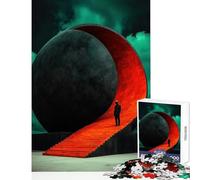 Rompecabezas para Adultos de 1000 Piezas diseño de Escalera Surrealista Juguete Educativo Ideas de Regalo para Juegos educativos Que mejoran el Amor en Pareja tamaño 50x75cm