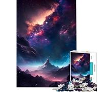 Rompecabezas para Adultos de 1000 Piezas diseño de Galaxia montañosa Juguetes antiestrés para Pasar el Tiempo en casa Ideales para divertirse en Familia y Jugar en una Noche Especial (38x52cm)