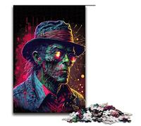 Rompecabezas para Adultos de 1000 Piezas diseño de gánster y Zombi Ideal para Decorar el hogar Toda la Familia 75 x 50 cm.