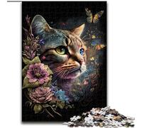 Rompecabezas para Adultos de 1000 Piezas, diseño de Gatitos, difícil de superar, tamaño 50x75cm, Juego Interactivo para la Familia, Apto para Mayores de 14 años.