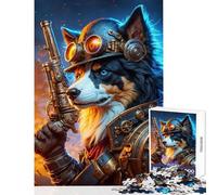 Rompecabezas para Adultos de 1000 Piezas diseño de Guardianes del Reloj Juguetes antiestrés Ideas de Regalo Juego práctico para Mejorar el Amor en Pareja tamaño 38x26cm