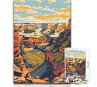 Rompecabezas para Adultos de 1000 Piezas, diseño de la Naturaleza del Gran Cañón, Juego Educativo, Regalo de cumpleaños, Regalo de Amigo Secreto, tamaño 38x52cm