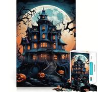 Rompecabezas para Adultos de 1000 Piezas,diseño de Luna Grande,Corte preciso,Juguete Inteligente para el Cerebro,Juego para Relajarse,decoración navideña,Regalo (38x52cm)