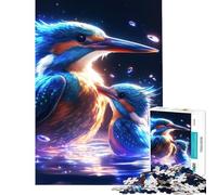 Rompecabezas para Adultos de 1000 Piezas diseño de martín Pescador Ideal para Padres e Hijos Juego Educativo desafío Juguete Juegos relajantes Actividades Familiares Regalo de cumpleaños (38x26cm)