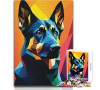 Rompecabezas para Adultos de 1000 Piezas, diseño de mi Perro Pastor alemán, Ideal para Juegos Familiares, Regalo de cumpleaños, Regalo de Amigo Secreto, tamaño 38x52cm