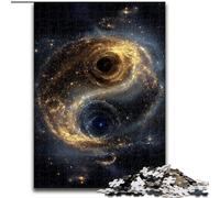 Rompecabezas para Adultos de 1000 Piezas, diseño de Nebulosa Yin Yang, Juguetes educativos para el Aprendizaje, Juegos Familiares, Ideal para Decorar el Escritorio (tamaño 26x38cm)