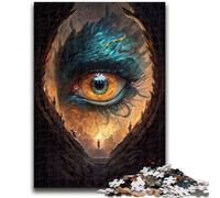 Rompecabezas para Adultos de 1000 Piezas, diseño de Ojo de fénix, difícil de completar, Divertido y Divertido Juego Educativo para cumpleaños, 50x75cm
