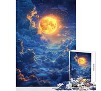 Rompecabezas para Adultos de 1000 Piezas diseño de Paisaje Lunar Naturaleza decoración del hogar Juguetes Regalos y Juegos educativos Cada Pieza es única Tamaño: 50x75cm
