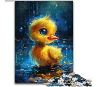 Rompecabezas para Adultos de 1000 Piezas, diseño de Patito Amarillo, de cartón, Ideal para Adolescentes, Ideal para Decorar y divertirte estimulando el Cerebro 1000 Piezas(26x38cm)