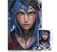 Rompecabezas para Adultos de 1000 Piezas, diseño de Personajes Femeninos de Anime, análisis de Juegos y lógica, Regalos de Amigo Secreto, tamaño 38x26cm