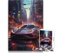 Rompecabezas para Adultos de 1000 Piezas, diseño de supercoches futuristas, Ideal para Relajarse y Disfrutar del Tiempo Libre, Corte preciso, Juguete Artesanal, tamaño 38x52cm