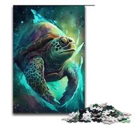 Rompecabezas para Adultos de 1000 Piezas diseño de Tortugas supernaturales Toda la Familia 75 x 50 cm.