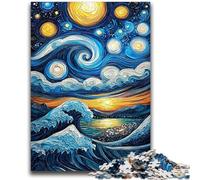 Rompecabezas para Adultos de 1000 Piezas, diseño de Van Gogh, Ideal para ejercitar el Cerebro, Ideal para Parejas, 26x38cm