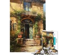 Rompecabezas para Adultos de 1000 Piezas diseño de Villa de Verano Ideal para Relajarse Juego de precisión con Corte desafiante (Tamaño 38x26cm)