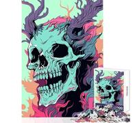 Rompecabezas para Adultos de 1000 Piezas diseño de Wendigo Pastel con Arte Vectorial Juguete Educativo Regalo de Amigo Secreto Juegos Divertidos para Mejorar el Amor en Pareja tamaño 38x26cm