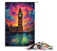 Rompecabezas para Adultos de 1000 Piezas diseño del Big Ben británico Toda la Familia 1000 Piezas (75 x 50 cm)