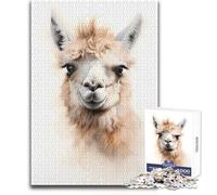 Rompecabezas para Adultos de 1000 Piezas, diseño Minimalista de Llama, Ideal para Juegos Familiares, Vacaciones en casa, Regalos para Matar el Tiempo, tamaño 50x75cm