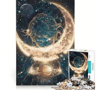 Rompecabezas para Adultos de 1000 Piezas diseño Moon Munchkin Juguetes para armar para la diversión Familiar con Piezas de Formas aleatorias Que encajan Perfectamente 50x75cm