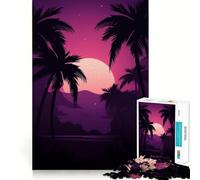 Rompecabezas para Adultos de 1000 Piezas, diseño Paraíso Tropical, Corte preciso, Divertido Juego de ingenio, Ideal para el Tiempo Libre y como Actividad de cumpleaños (38x52cm)