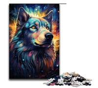 Rompecabezas para Adultos de 1000 Piezas diseño psicodélico de Perro Centinela Starlight. Cada Pieza es única. Juego desafiante y Divertido para Toda la Familia. 75 x 50 cm.