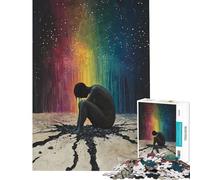 Rompecabezas para Adultos de 1000 Piezas Diversión en casa con temática de Tristeza cósmica Juegos relajantes Divertidos y con Humor para Mayores de 14 años Juego de Rompecabezas Disponible (50x75cm)