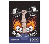 Rompecabezas para Adultos De 1000 Piezas Do You Even Lift Fitness Graphic Rompecabezas para Adultos Juego Familiar Análisis Y Desafío Educativo De Lógica 52x38cm/1000pcs