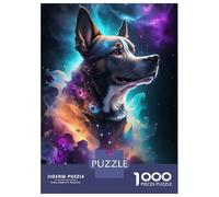 Rompecabezas para Adultos De 1000 Piezas Dog In Space Rompecabezas para Adultos Juguetes DIY Una Obra De Arte Regalos para Amigos Y Familiares 70x50cm/1000pcs